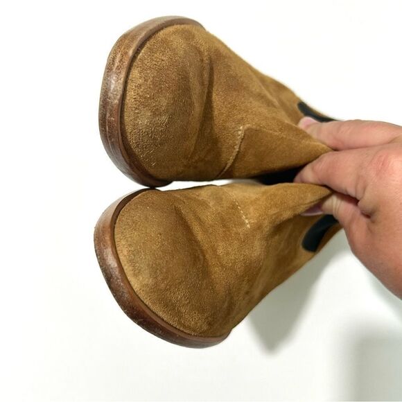 Rag & Bone Walker Banana Saffron Suede Chelsea Ankle Boots SIZE 6 - Picture 8 of 13